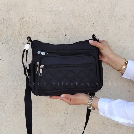 کیف پر زیپ گلدوزی شده